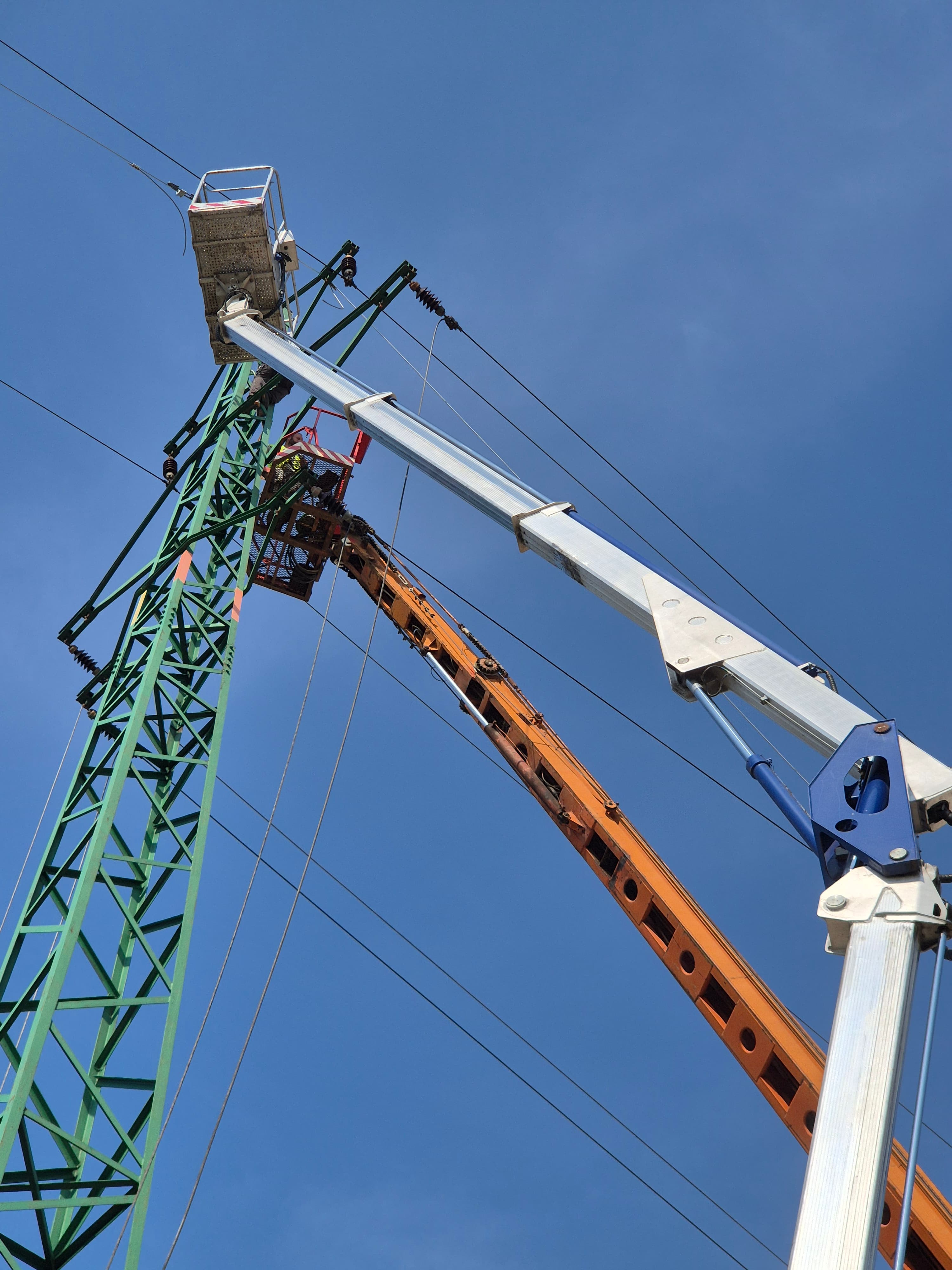 Plošina MX270 pri práci